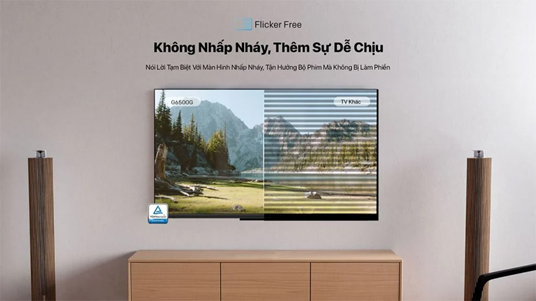 Bảo vệ tối ưu cho mắt - Google Tivi Skyworth 4K 55 Inch 55G6500G