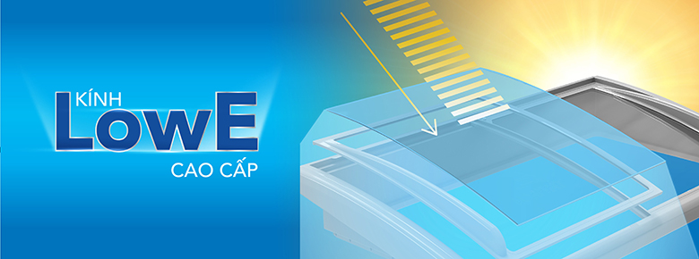 Tủ đông Hòa Phát HSF AD6280.C1 kính LowE