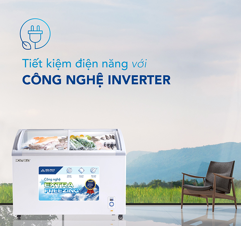 Tủ đông Hòa Phát HSF AD6280.C1 inverter