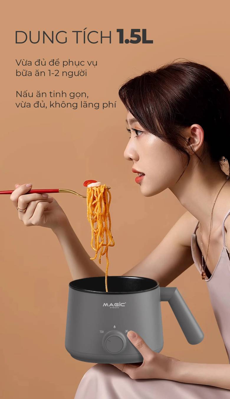 Nồi nấu đa năng Magic Eco AC-041 - dung tích 1.5 lít
