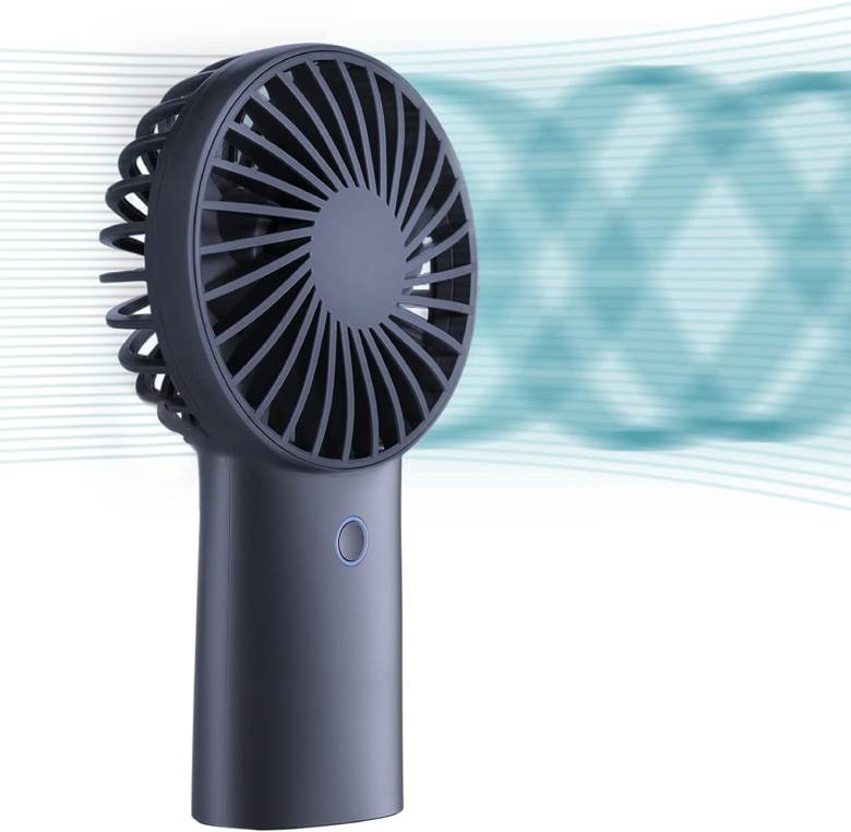 Quạt cầm tay mini Jisulife F2D-J1135 6000mAh Xanh - 3 tốc độ gió tùy chỉnh theo nhu cầu