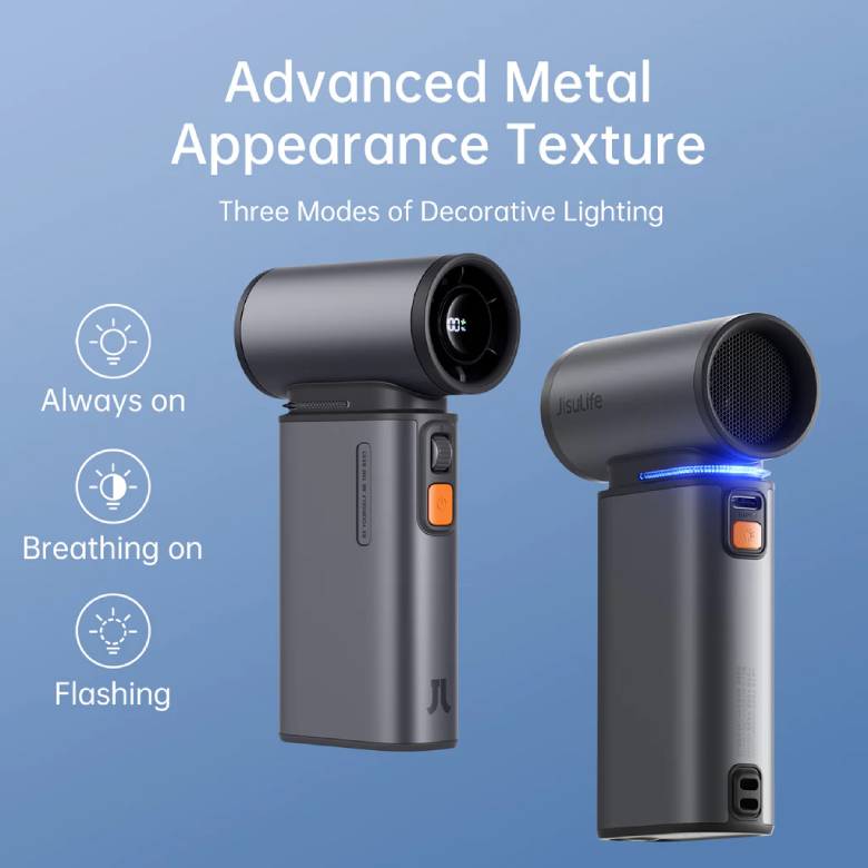  Quạt cầm tay cao cấp Jisulife Ultra1 FA55-J1432 9000mAh Xám - Sử dụng linh hoạt