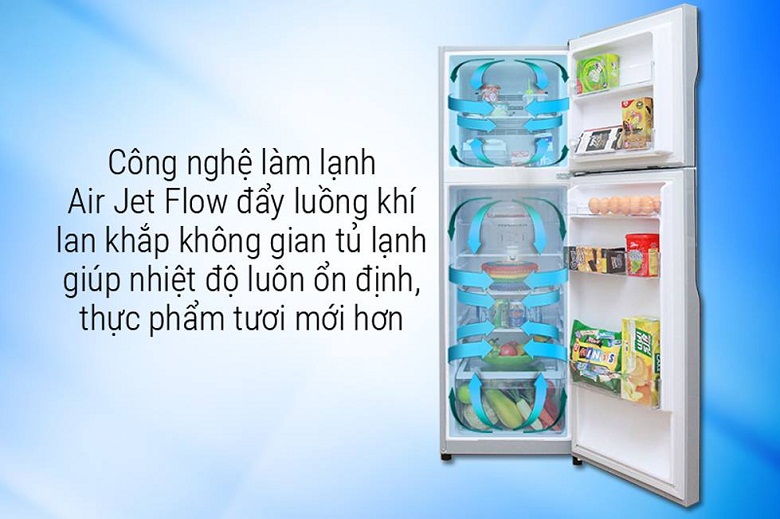 công nghê làm lạnh-tủ lạnh Hitachi H350PGV7(BSL) 