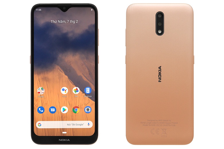 thiết kế-điện thoại Nokia 2.3