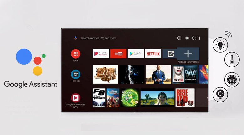 Trợ lý ảo - Android Tivi TCL 4K 75 inch L75A8
