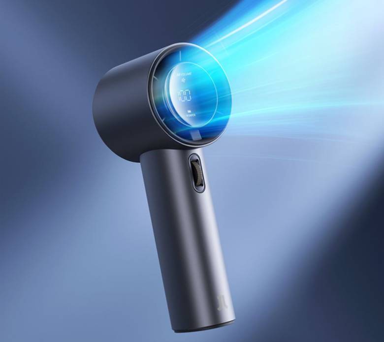  Quạt cầm tay Jisulife Pro1 (FA53) J1395, 3600mAh , Xanh đậm