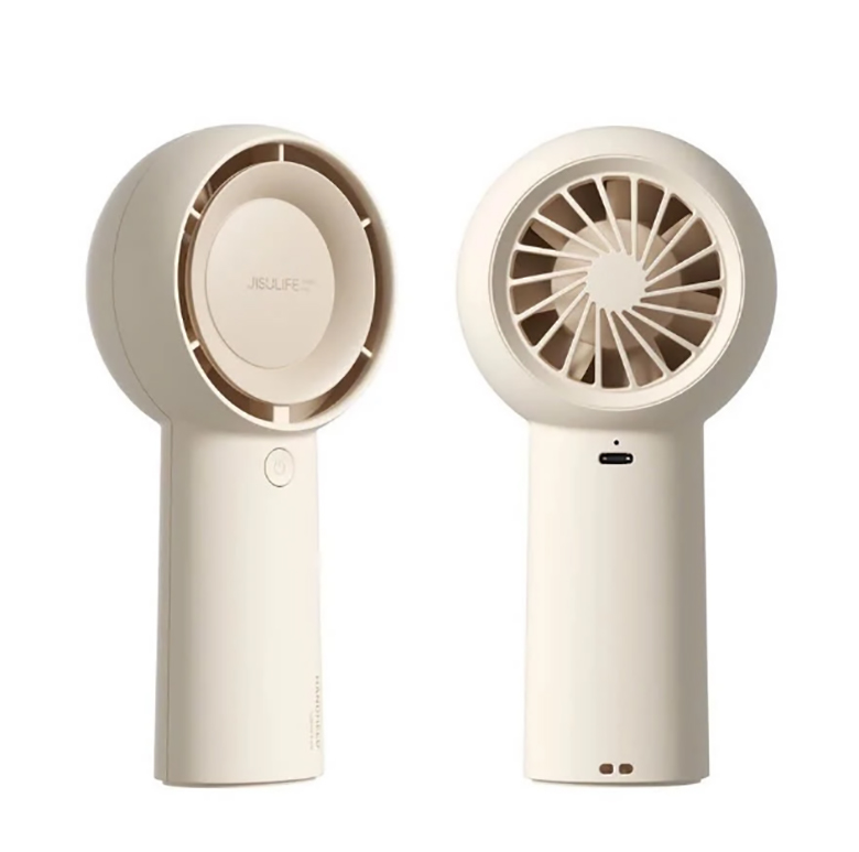 Quạt cầm tay mini Jisulife FA43-J2217 4000mAh Nâu - Thiết kế nhỏ gọn, màu sắc thời trang