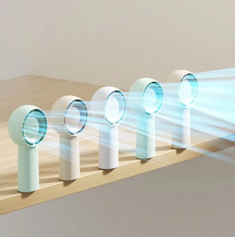 Quạt cầm tay mini Jisulife FA43-J2217 4000mAh Nâu - 5 tốc độ gió linh hoạt