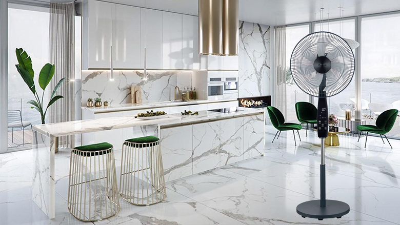 Tạo luồng gió êm - Quạt đứng Rapido FWF-45SGD