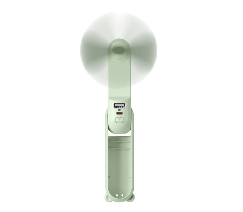 Quạt cầm tay mini Jisulife F8X/F8 Plus J1012 4500mAh Xanh lá - 3 tốc độ gió linh hoạt