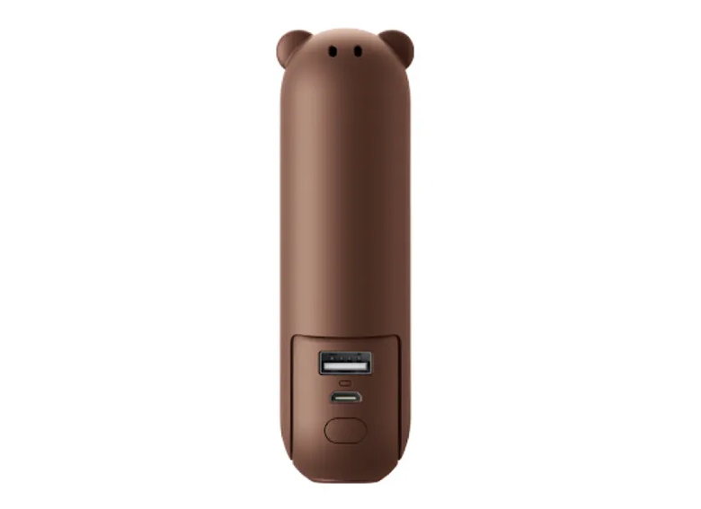 Quạt cầm tay mini Jisulife F8X/F8 Plus J1036 4500mAh Nâu - 3 tốc độ gió linh hoạt