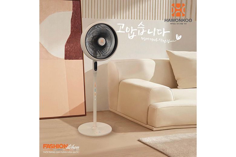 Quạt cây Hawonkoo DC FDH-012-SPEED24-CF - Dễ dàng tháo lắp