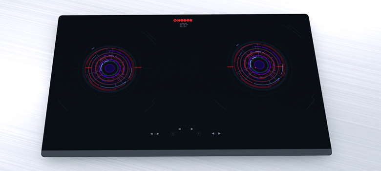công suất mạnh mẽ - Bếp từ đôi Nodor IWC 2501 BKG
