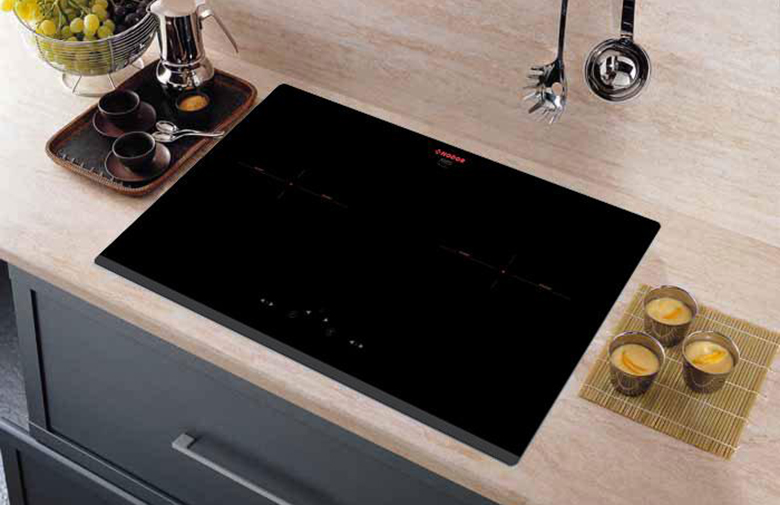 phối cảnh - Bếp từ đôi Nodor IWC 2501 BKG