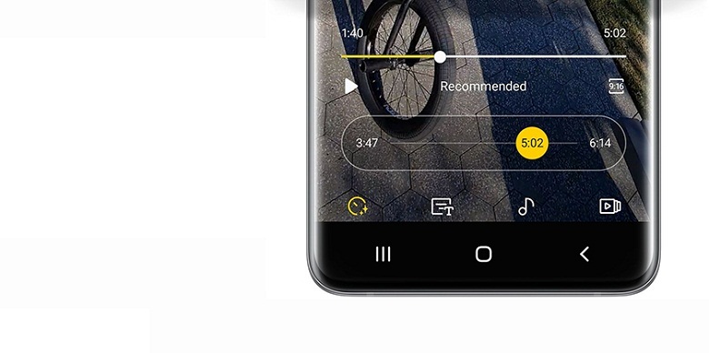 quay video-điện thoại Samsung Galaxy S20 Plus
