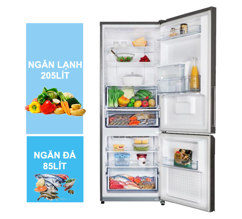 dung tích 290 lít - Tủ lạnh Panasonic NR-BV320WSVN