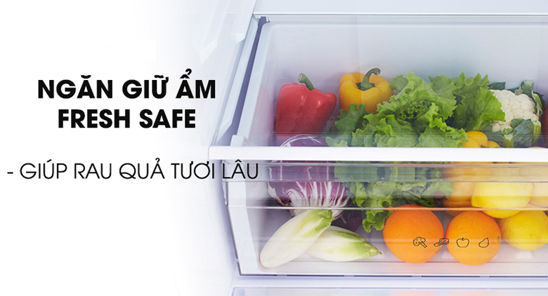 ngăn giữa ẩm - Tủ lạnh Panasonic NR-BC360WKVN