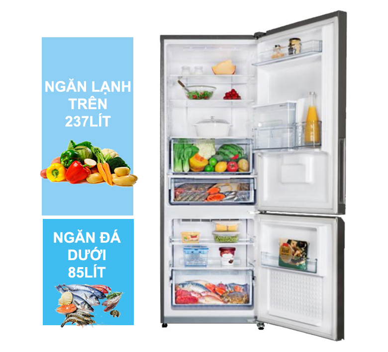 ngăn đông dưới - Tủ lạnh Panasonic NR-BC360WKVN