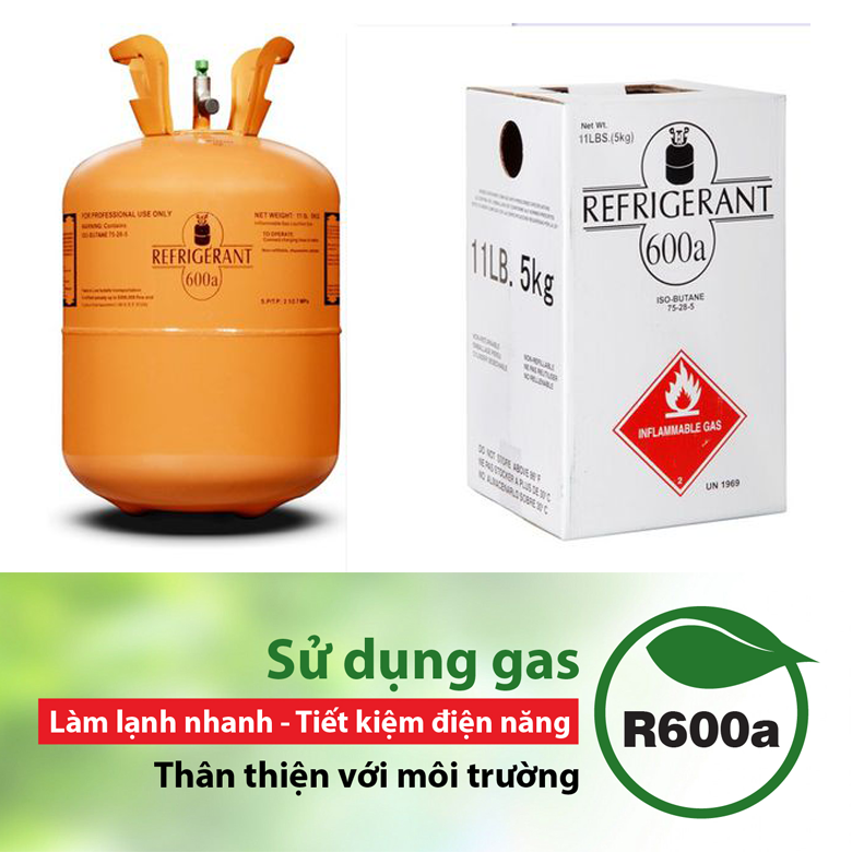 gas R600a -Tủ lạnh Panasonic NR-BC360WKVN