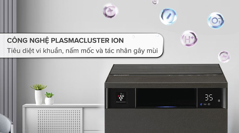 Máy lọc không khí Sharp FX-S120V-H/W - Công nghệ Plasmacluster ion hiện đại