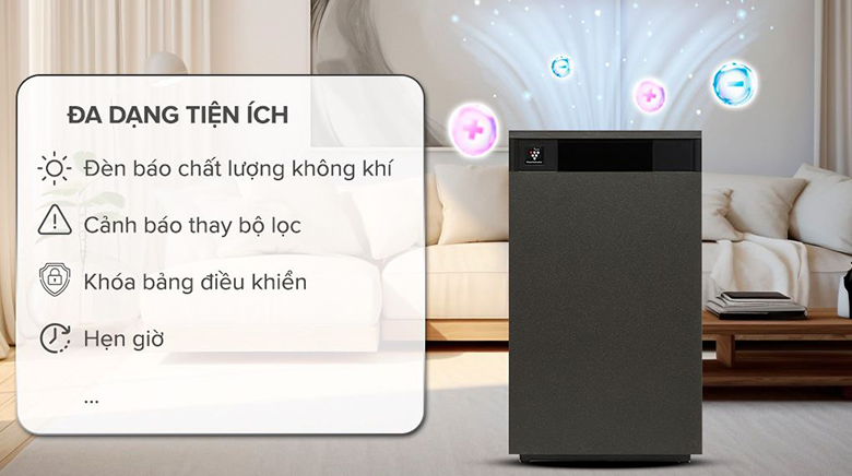 Máy lọc không khí Sharp FX-S120V-H/W - Các tiện ích khác