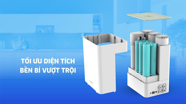 Máy lọc nước Karofi KAQ-U98 10 lõi thiết kế nhỏ gọn