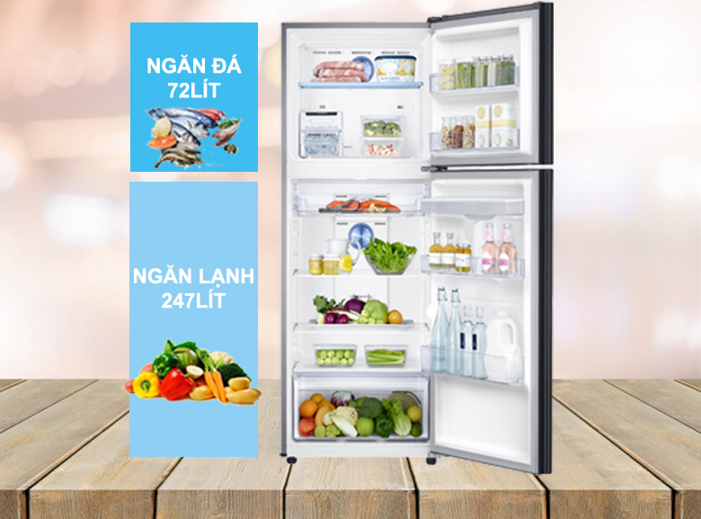 dung tích 319 lít - Tủ lạnh Samsung Inverter 319 lít RT32K5932BU/SV