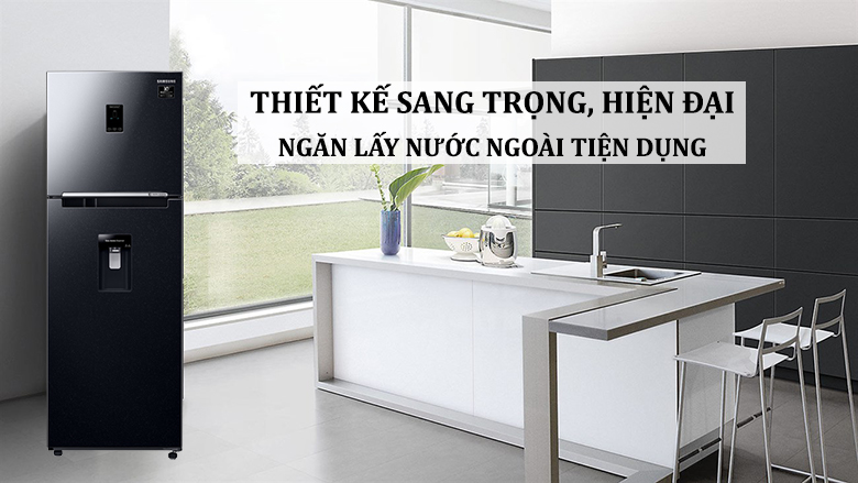 thiết kế sang trọng - Tủ lạnh Samsung RT32K5932BU/SV