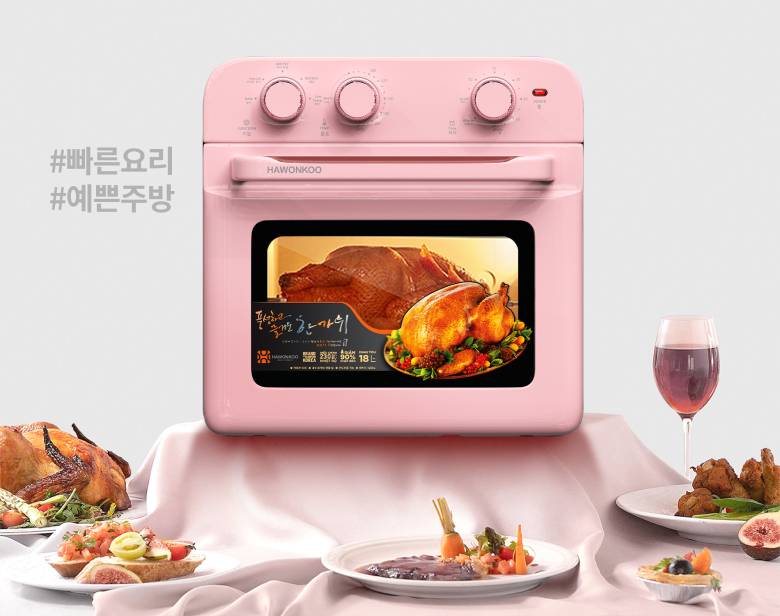  Nồi chiên không dầu Hawonkoo AFH-180-PK 18 lít - Tính năng an toàn thông minh