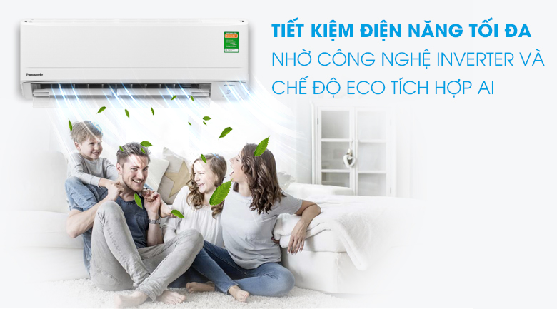 Điều hòa Panasonic 1 chiều Inverter 12000BTU CU/CS-PU12WKH-8M