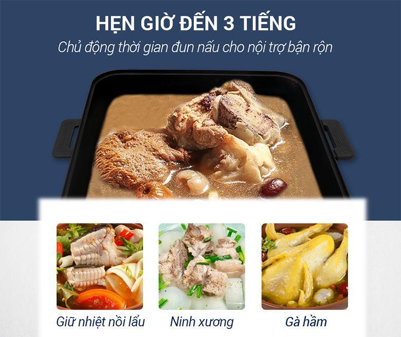 Bếp điện từ đa năng Nagakawa NAG0717 hẹn giờ