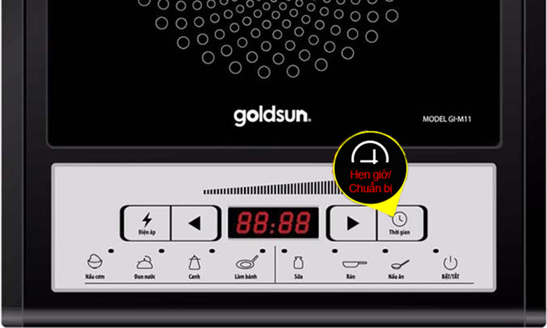 hẹn giờ - Bếp từ đơn Goldsun GI-M11