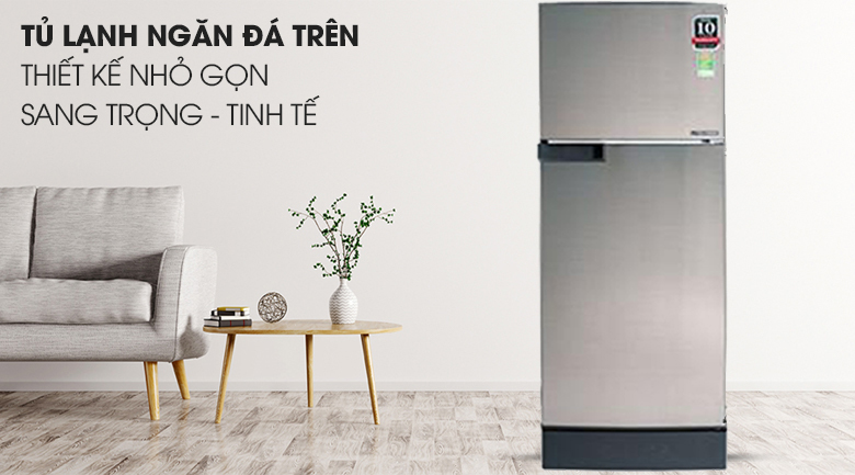 Tủ lạnh Sharp Inverter 165 lít SJ-X196E-SL