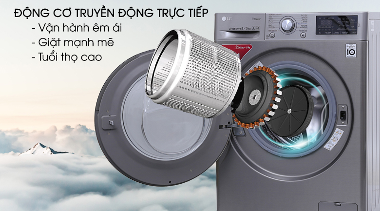 động cơ - Máy giặt lồng ngang LG FC1409D4E