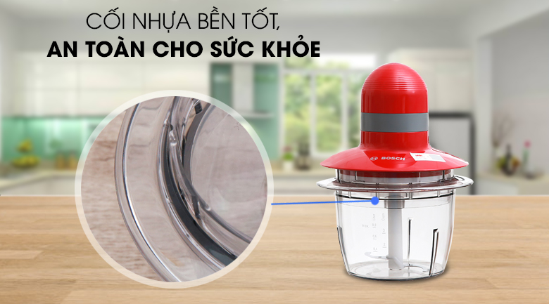 Chất liệu- Máy xay thịt Bosch MMR08R2/A1