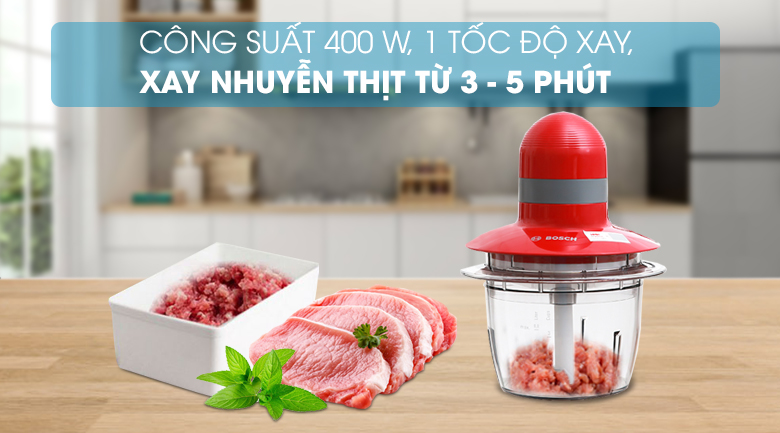 Công suất- Máy xay thịt Bosch MMR08R2/A1