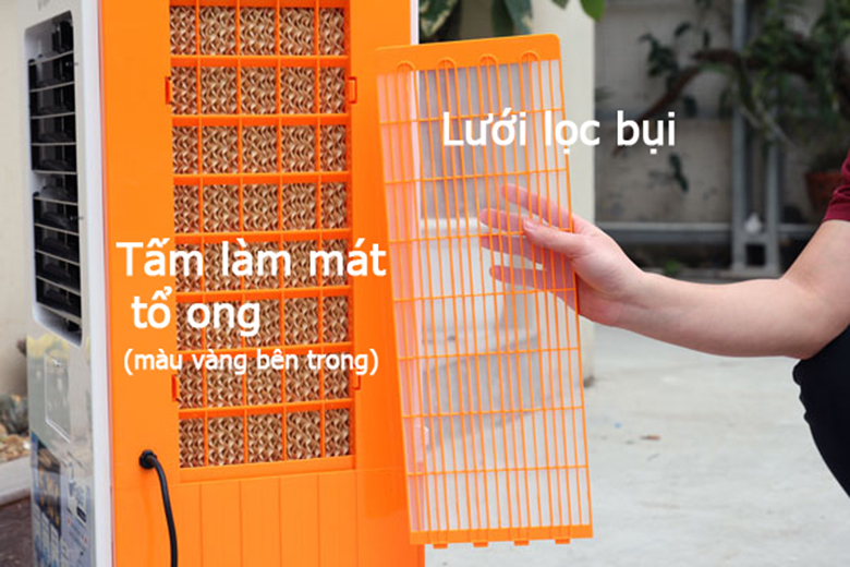 làm mát nhanh-Quạt điều hòa FujiE AC-601 Orange