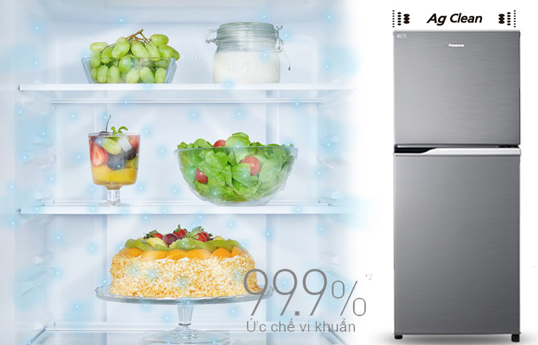 Tủ lạnh Panasonic Inverter 234 lít NR-BL263PPVN kháng khuẩn Ag Clean