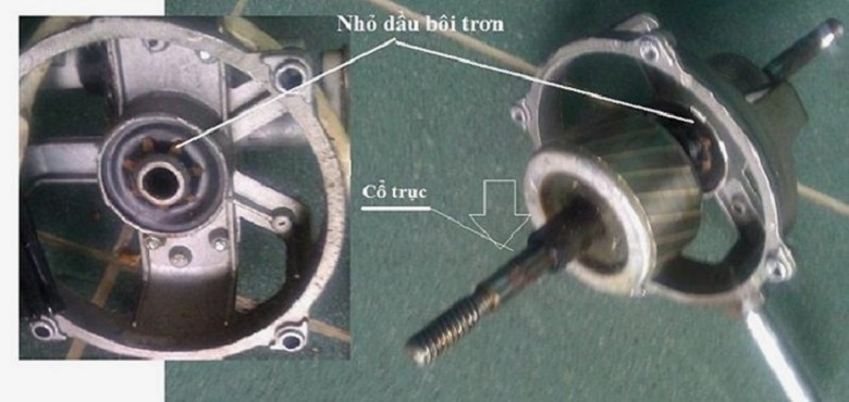 Khô dầu, hỏng động cơ bạc