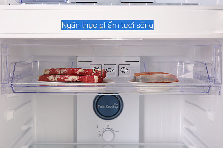 Tủ lạnh Samsung Inverter 380 lít RT38K50822C/SV ngăn riêng biệt thực phẩm tươi sống