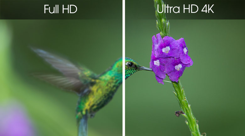 Smart Tivi QLED Samsung 4K 55 inch 55LS01T có độ phân giải UHD 4K 