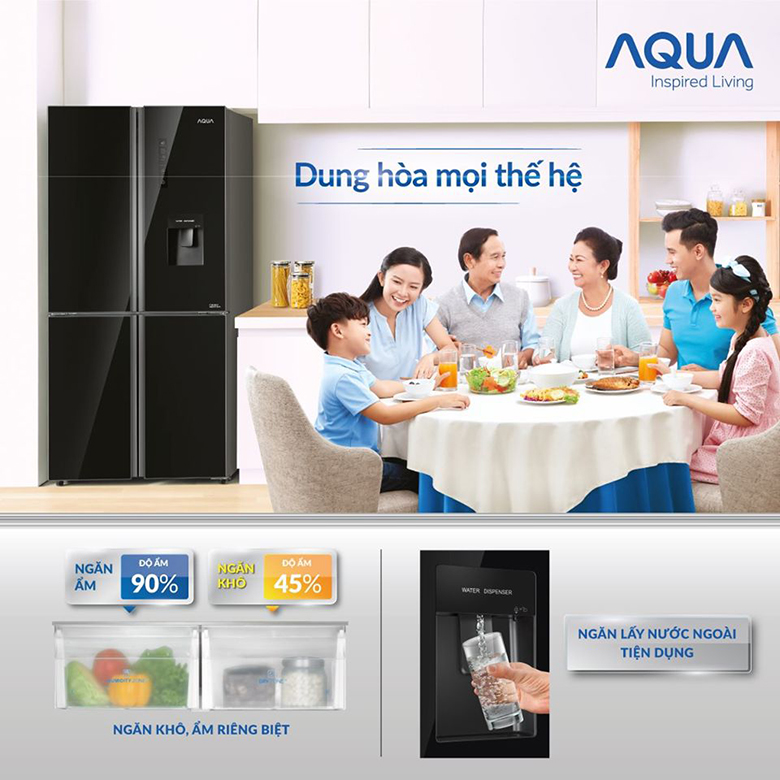 Tủ lạnh Aqua có tốt không - nhiều công nghệ tiên tiến