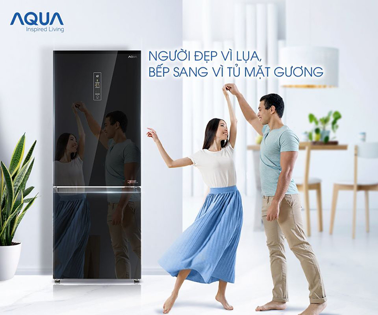 Tủ lạnh Aqua có tốt không thiết kế sang trọng