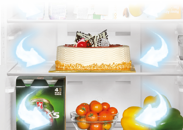 Tủ lạnh Aqua có tốt không - luồng khí lạnh đa chiều