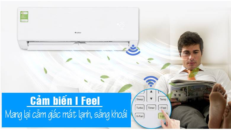Điều hòa GREE 1 chiều cơ 9000 BTU BD9CN - Tính năng I-Feel thông minh
