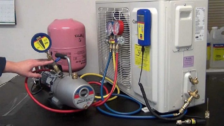 Điều hòa hết gas hoặc bị thiếu gas