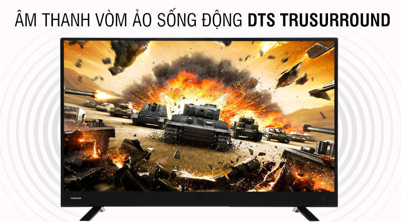 Âm thanh vòm - Tivi Toshiba 43 inch 43L3750VN