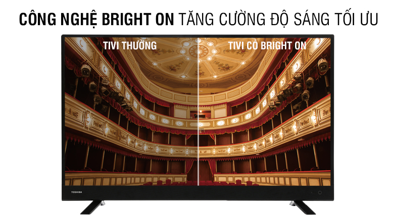 Tăng cường sáng - Tivi Toshiba 43 inch 43L3750VN