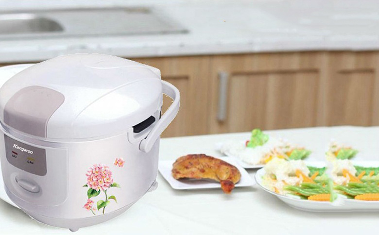 Thiết kế-Nồi cơm điện 1.8L loại cơ Kangaroo KG11H