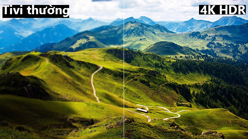 Độ phân giải 4K - Smart Tivi Samsung 4K 49 inch UA49NU7500KXXV